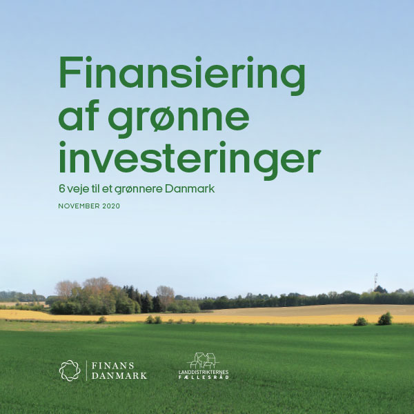 Forsidedesign til rapport om grønne investeringer i landdistrikterne