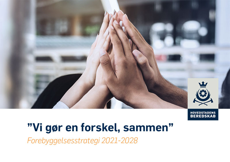Forsidedesign til strategi for hovedstadens beredskab
