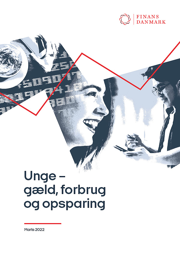 Forsidedesign til rapport om unges privatøkonomi